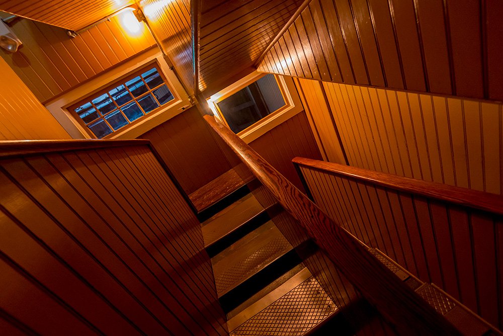 Switchback Staircase: Winchester Mystery House